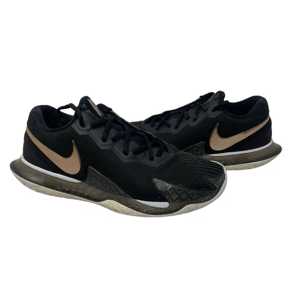 Nike Zoom Vapor Cage 4 Black Metallic Bronze Womens Size 8.5 CD0431-006 - Picture 1 of 9